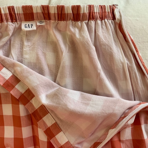 GAP Gingham Midi Skirt XS petite - New - Picture 6 of 13